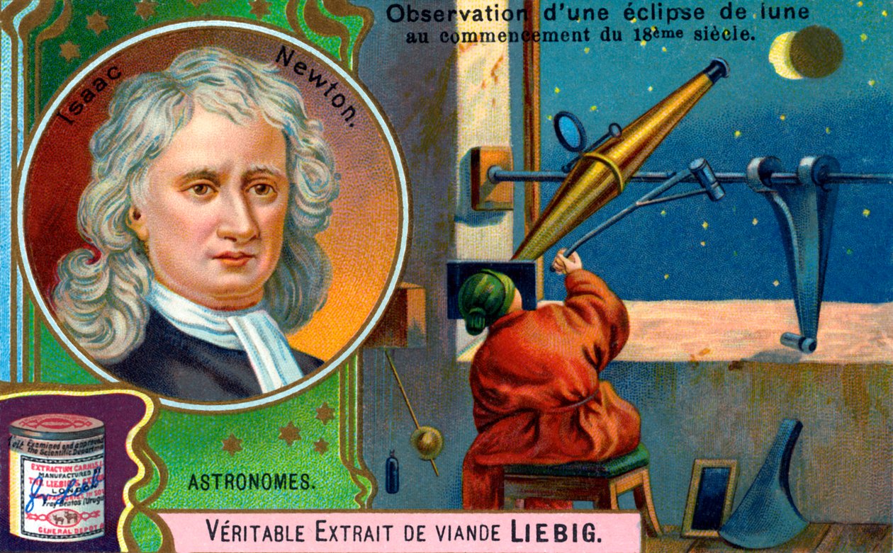 Isaac Newton autorstwa Unbekannter Künstler