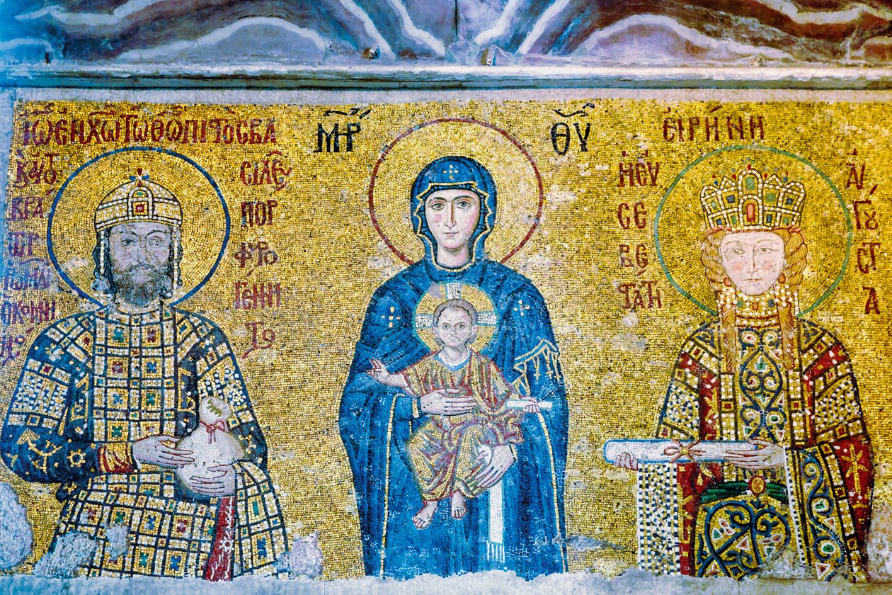 Stambuł, Turcja, Hagia Sophia lub Hagia Sophia (zdjęcie) autorstwa Unbekannt