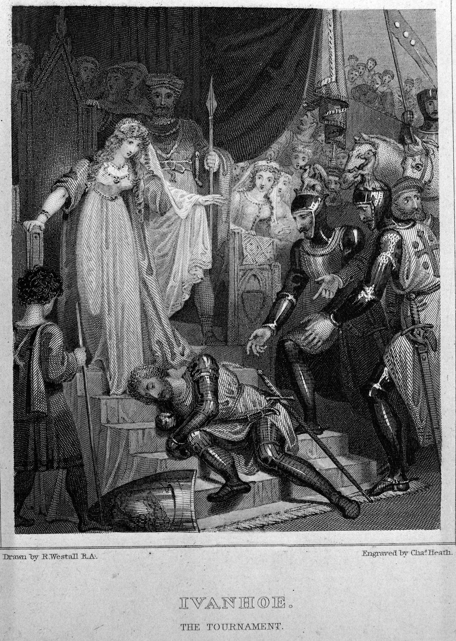 Ivanhoe, powieść historyczna Waltera Scotta (1819) autorstwa Unbekannt