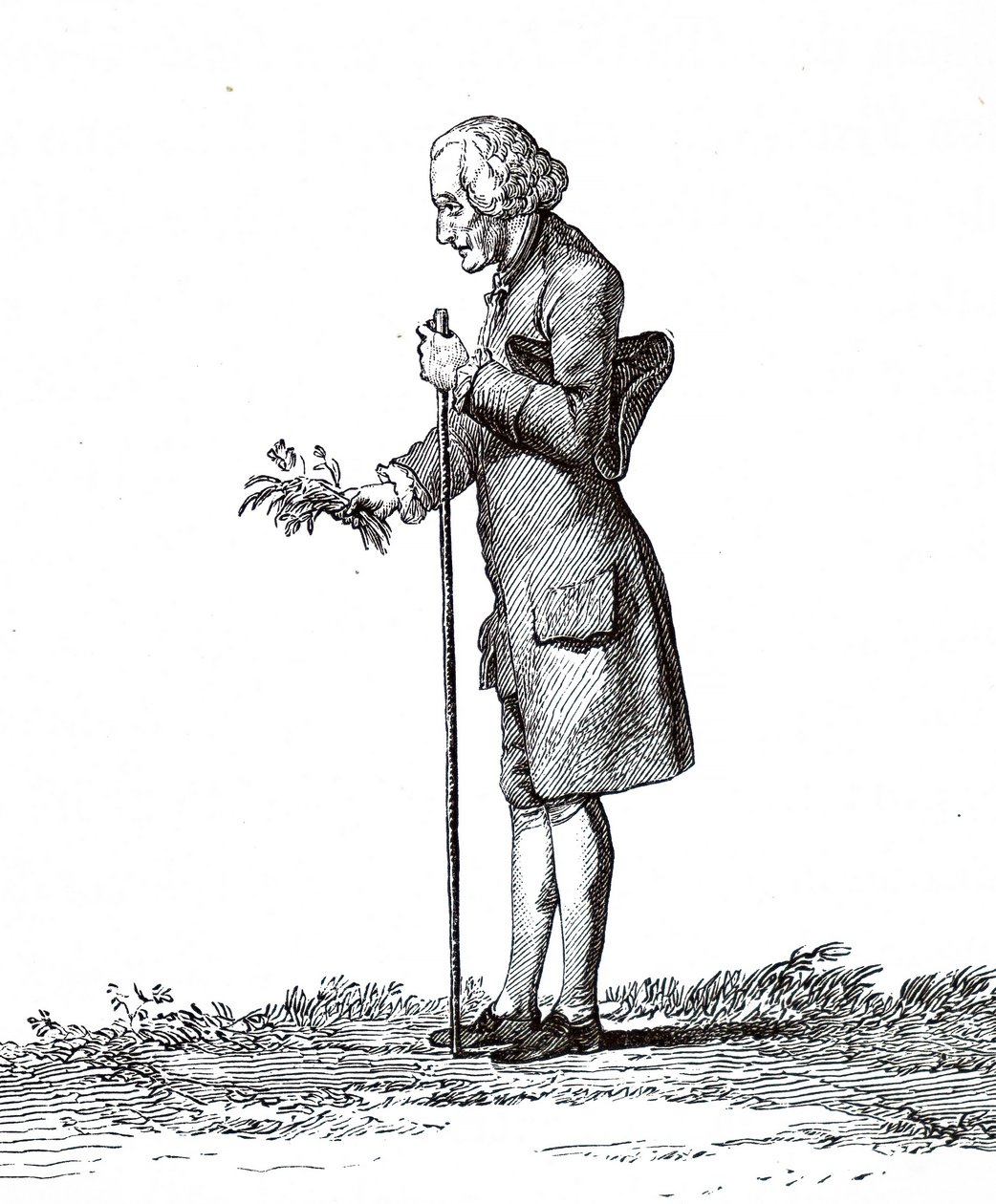 Jean-Jacques Rousseau. autorstwa Unbekannt