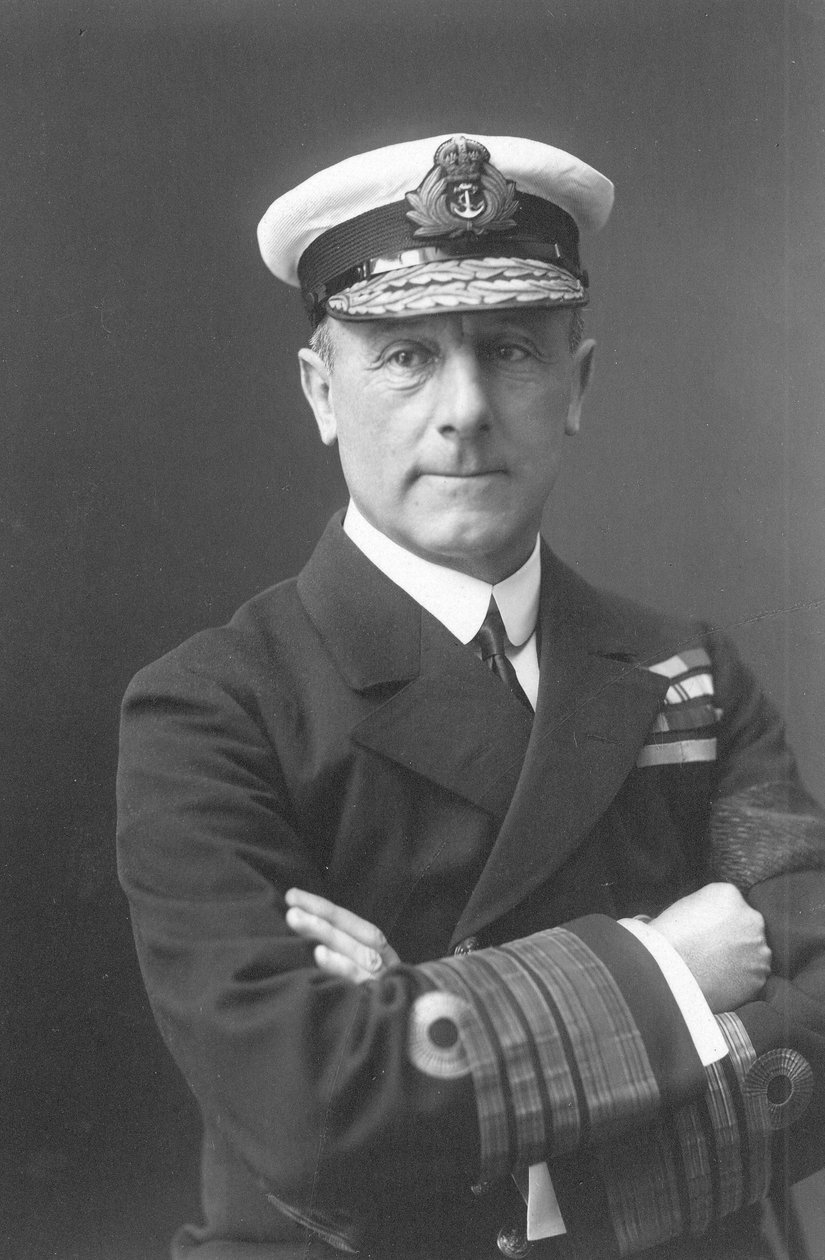 John Rushworth Jellicoe (czarno-białe zdjęcie) autorstwa Unbekannt