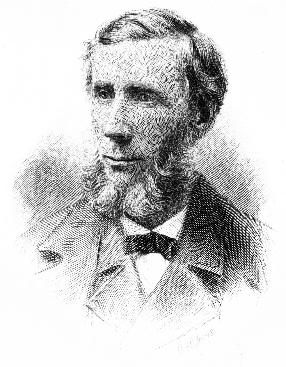 John Tyndall, brytyjski fizyk, ok. 1880 r. autorstwa Unbekannt