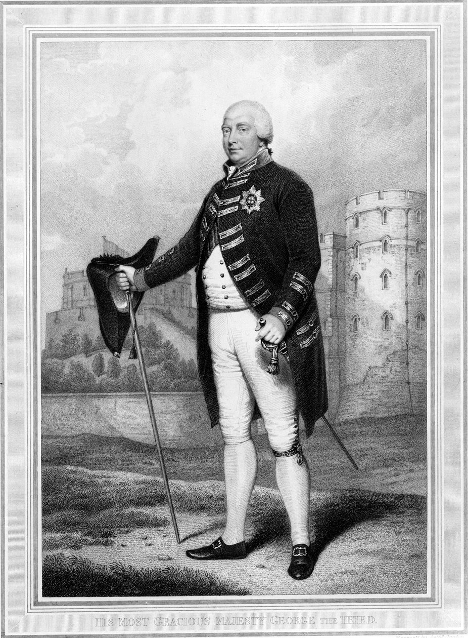 Król Jerzy III, król Wielkiej Brytanii, ok. 1800 autorstwa Unbekannt