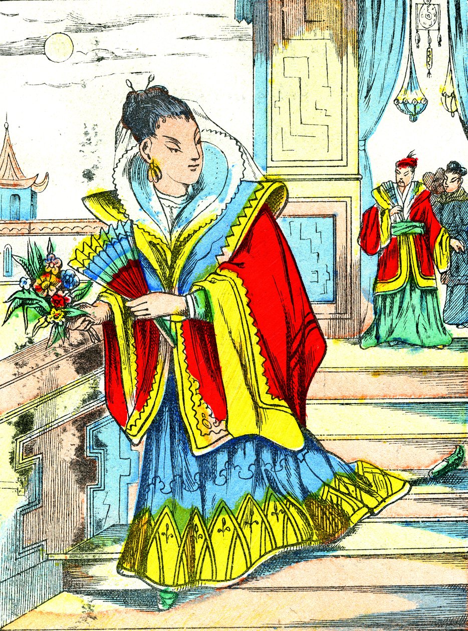 La Cendrillon Japonaise" - Japoński Kopciuszek. autorstwa Unbekannter Künstler