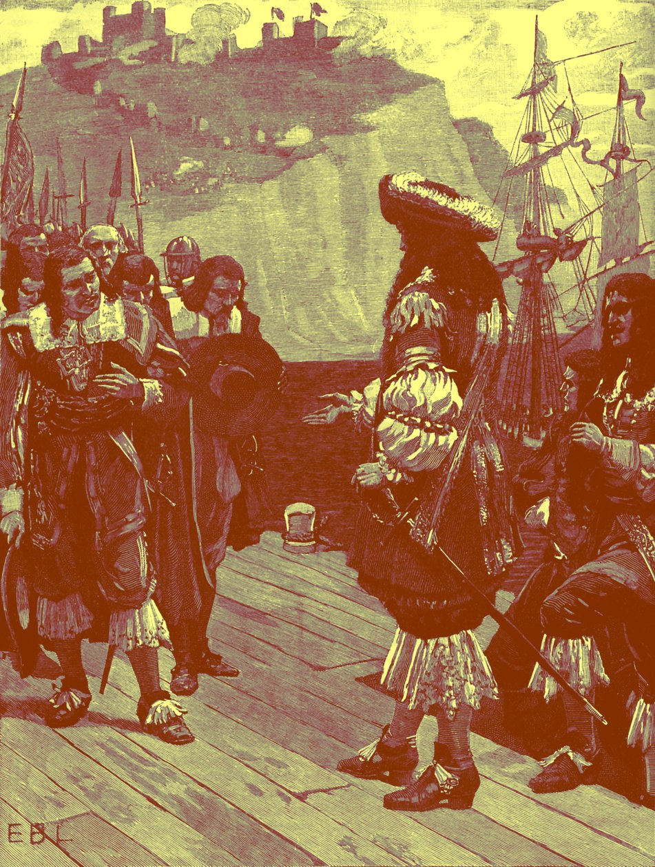 Desembarque de Carlos II em Doverpolish autorstwa Unbekannter Künstler