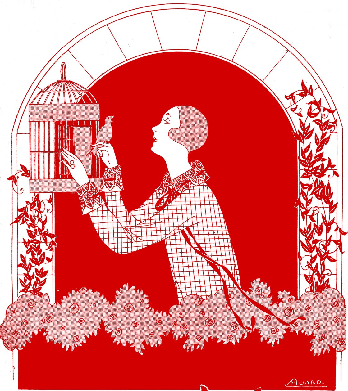 Les Modes de la Femme de France maj 1925 r. autorstwa Unbekannter Künstler