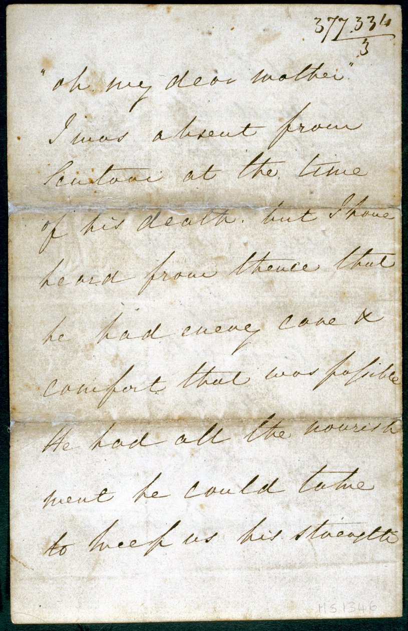 List Florence Nightingale, maj 1856 autorstwa Unbekannt