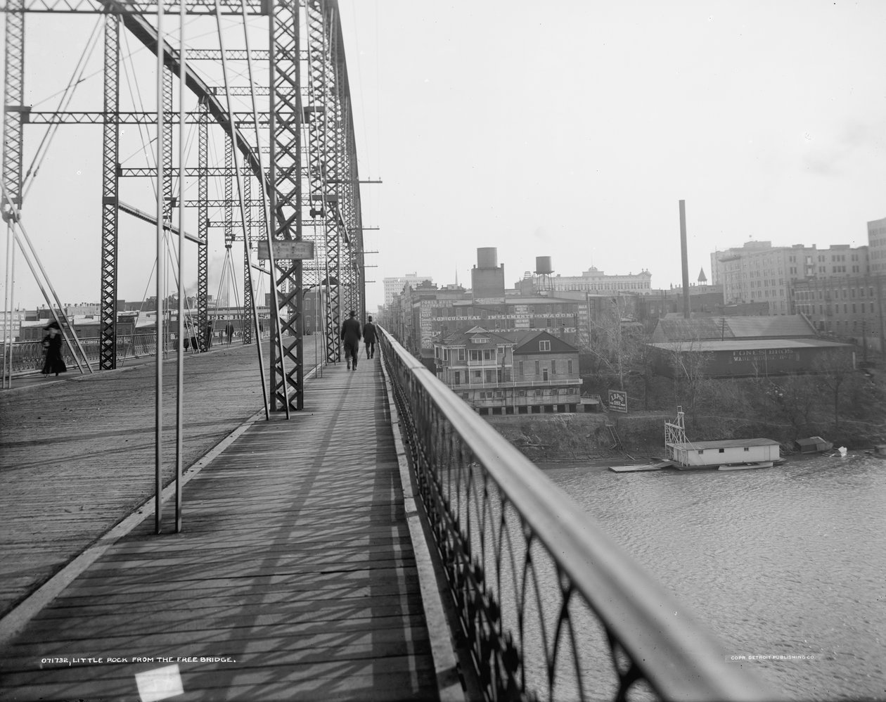 Little Rock, z Free Bridge autorstwa Unbekannter Künstler