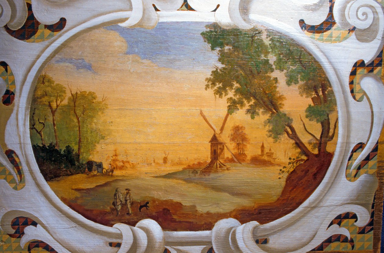Loire Atlantique N* 041 - Chateau de Haute Goulaine - Malowane drewno autorstwa Unbekannt