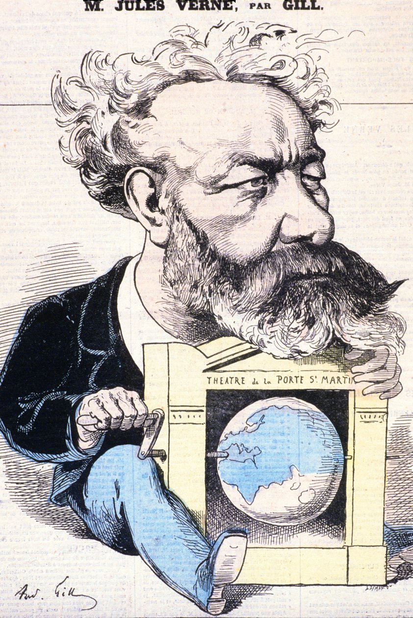 Loire Atlantique N* 183 – Nantes – Muzeum Juliusza Verne’a – Rysunek autorstwa Gilla autorstwa Unbekannt