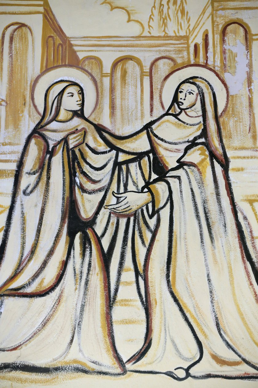 Katedra Najświętszego Serca w Lome. Nawiedzenie (wizyta Maryi u Elżbiety, jak zapisano w Ewangelii Łukasza). Lome. Iść autorstwa Unbekannt