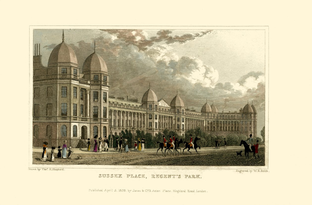 Widoki Londynu: Sussex Place, Regent