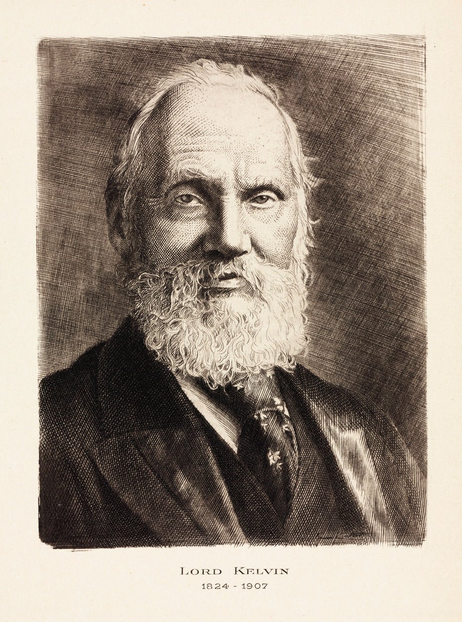 Lord Kelvin, szkocki inżynier, matematyk i fizyk, ok. 1900 autorstwa Unbekannt