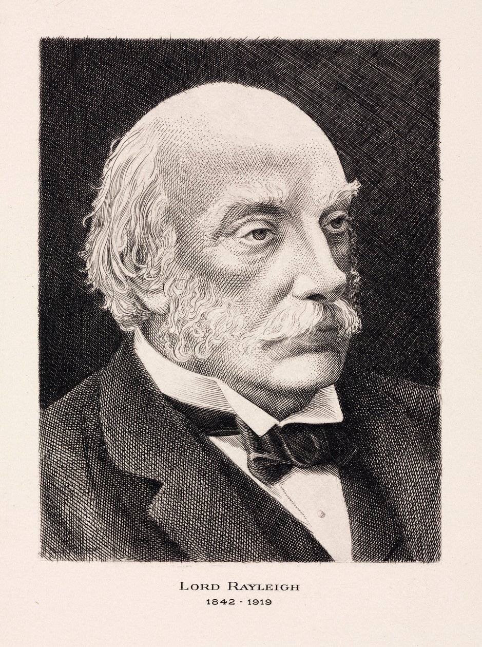 Lord Rayleigh, angielski matematyk i fizyk autorstwa Unbekannt