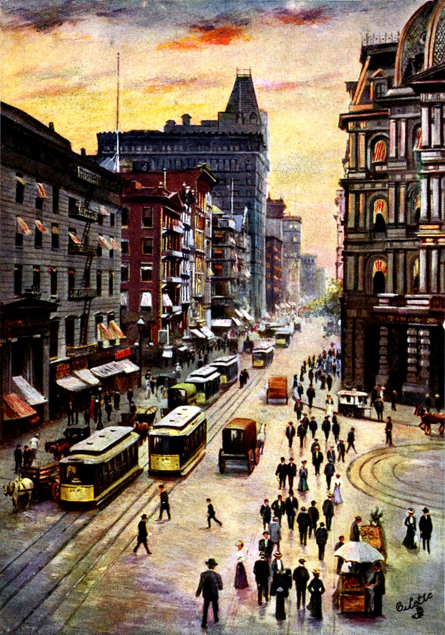 Dolny Broadway, Manhattan autorstwa Unbekannter Künstler