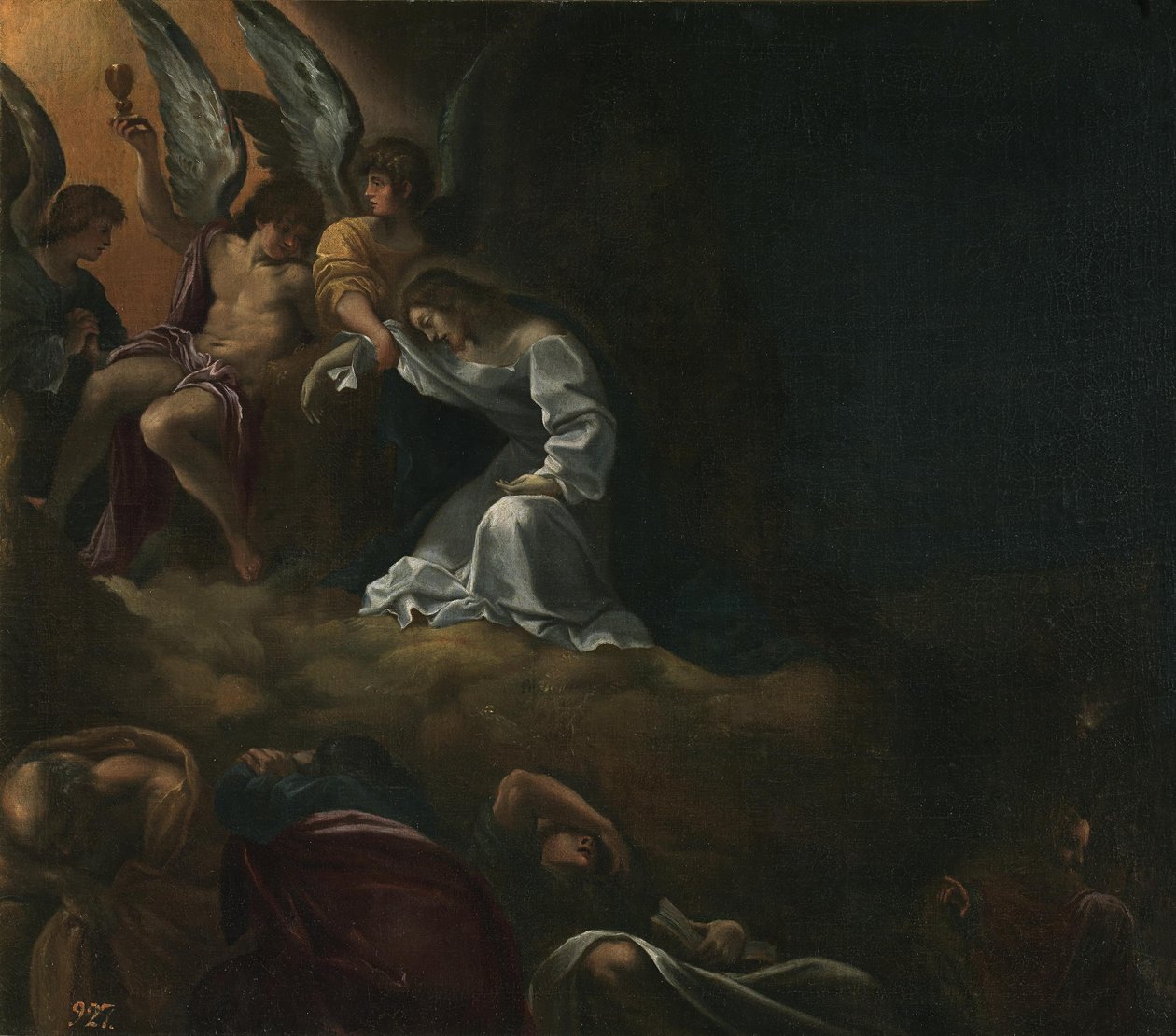 Ludovico Carracci - Oracja w ogrodzie autorstwa Unbekannter Künstler