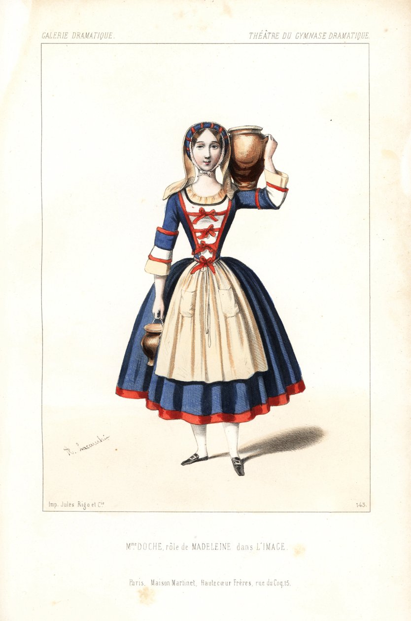Madame Charlotte Doche, Eugenie Fleury lub Marie Charlotte Eugenie Plunkett w roli Madeleine w L