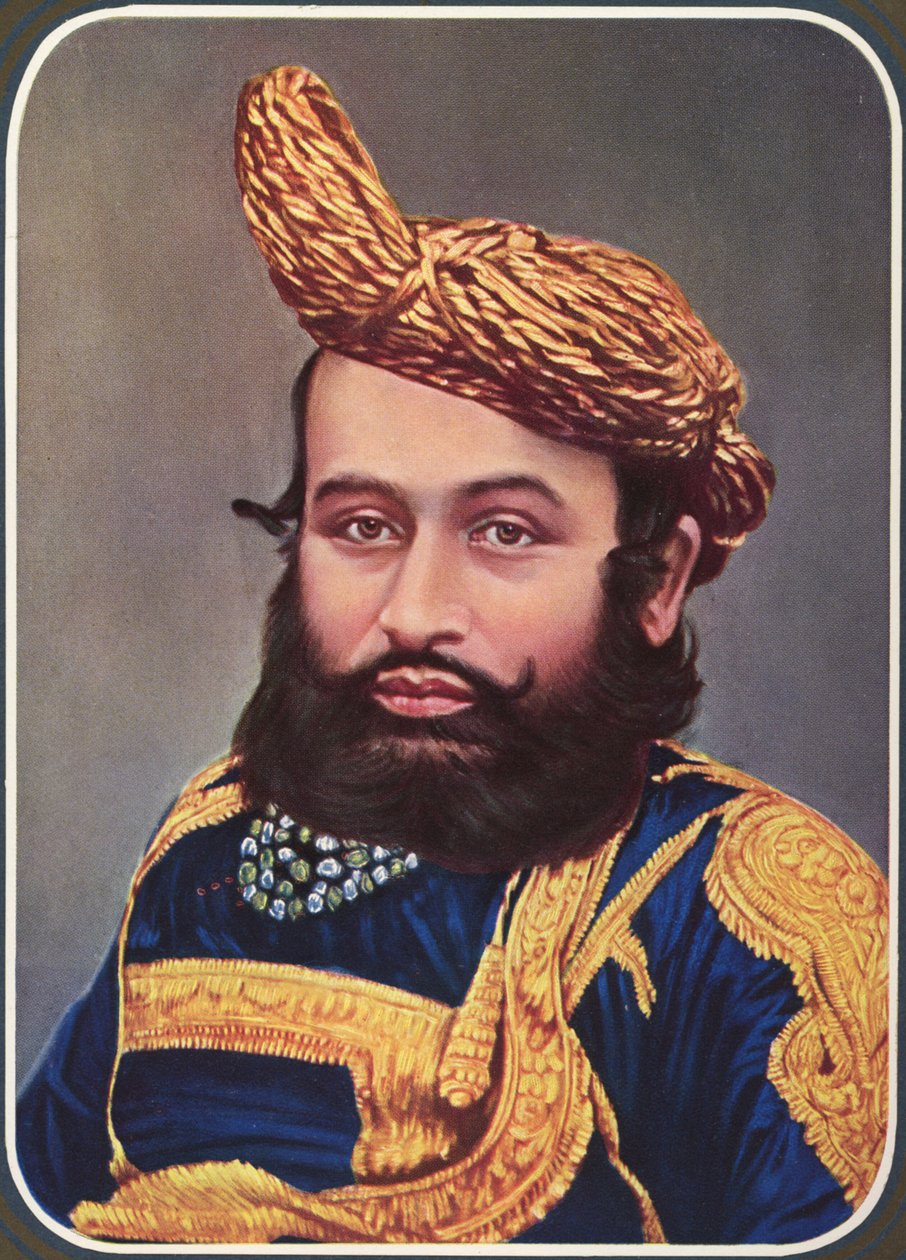Mahabat Khan II ; 1851 - 1882 ; Junagadh ; Gujarat ; Indie autorstwa Unbekannter Künstler
