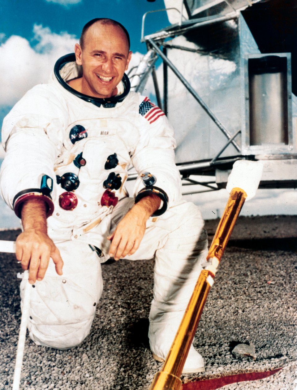 Załogowy lot kosmiczny, USA, Apollo 12 Apollo 12 astronauta Alan Bean autorstwa Unbekannt