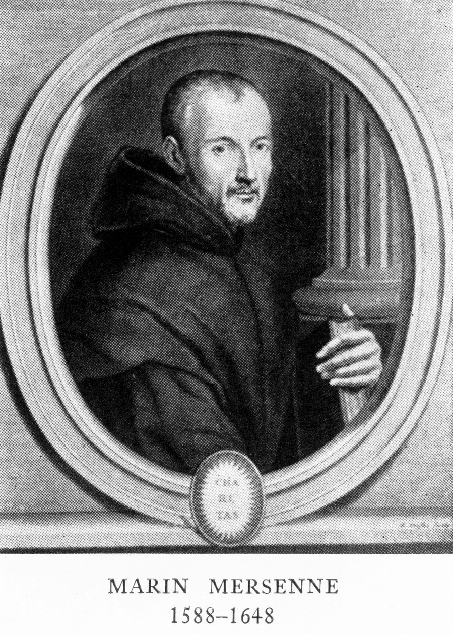 Marin Mersenne, francuski matematyk i naukowiec, początek XVII wieku autorstwa Unbekannt