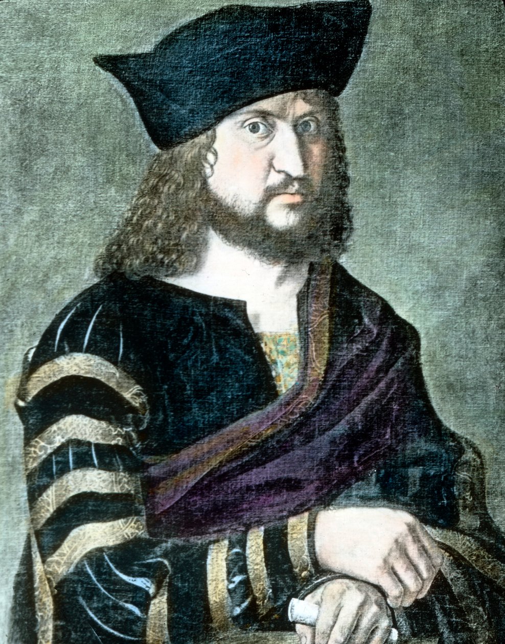 Przyjaciel i dobroczyńca Marcina Lutra, Fryderyk III Saksoński autorstwa Unbekannter Künstler