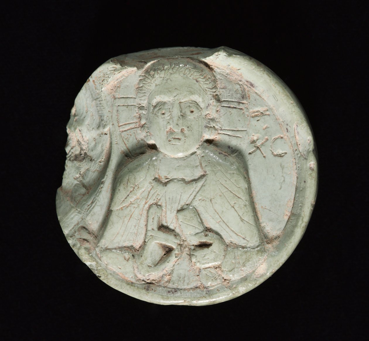 Medalion z Chrystusem, ok. 1200-1400 autorstwa Unbekannt