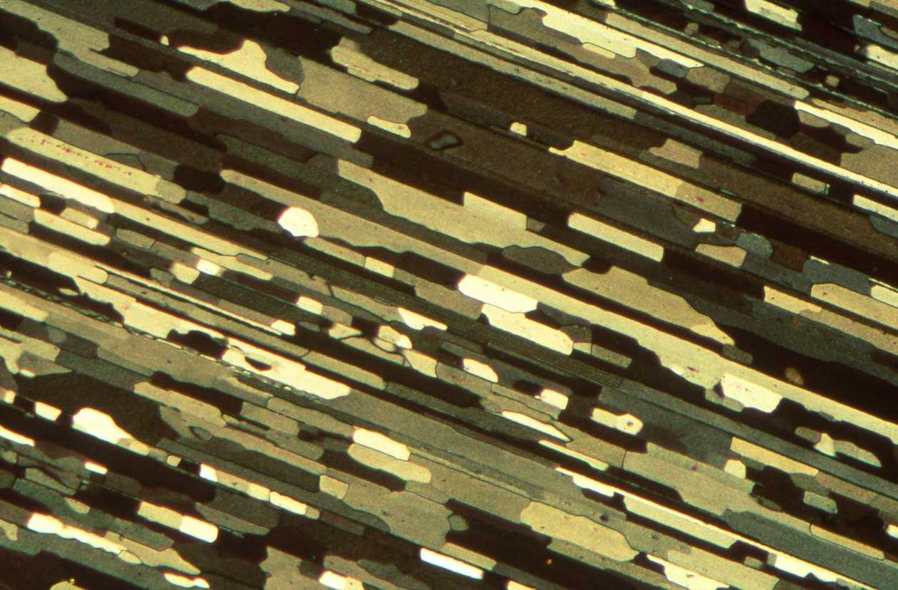 Mikrografy (jasne) Anodowane wytłaczane aluminium, mikrografia jasna autorstwa Unbekannt