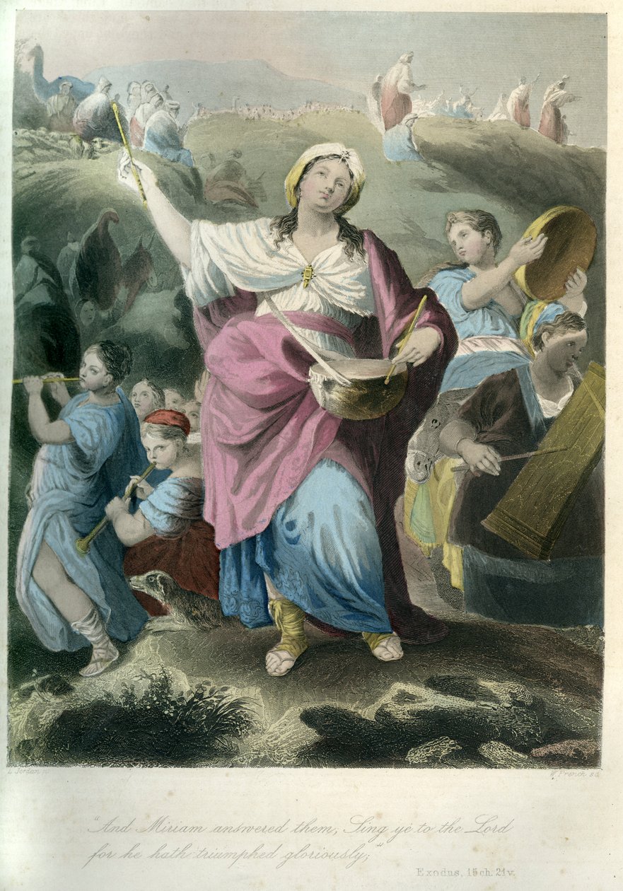 Prorokini Miriam - Biblia autorstwa Unbekannter Künstler