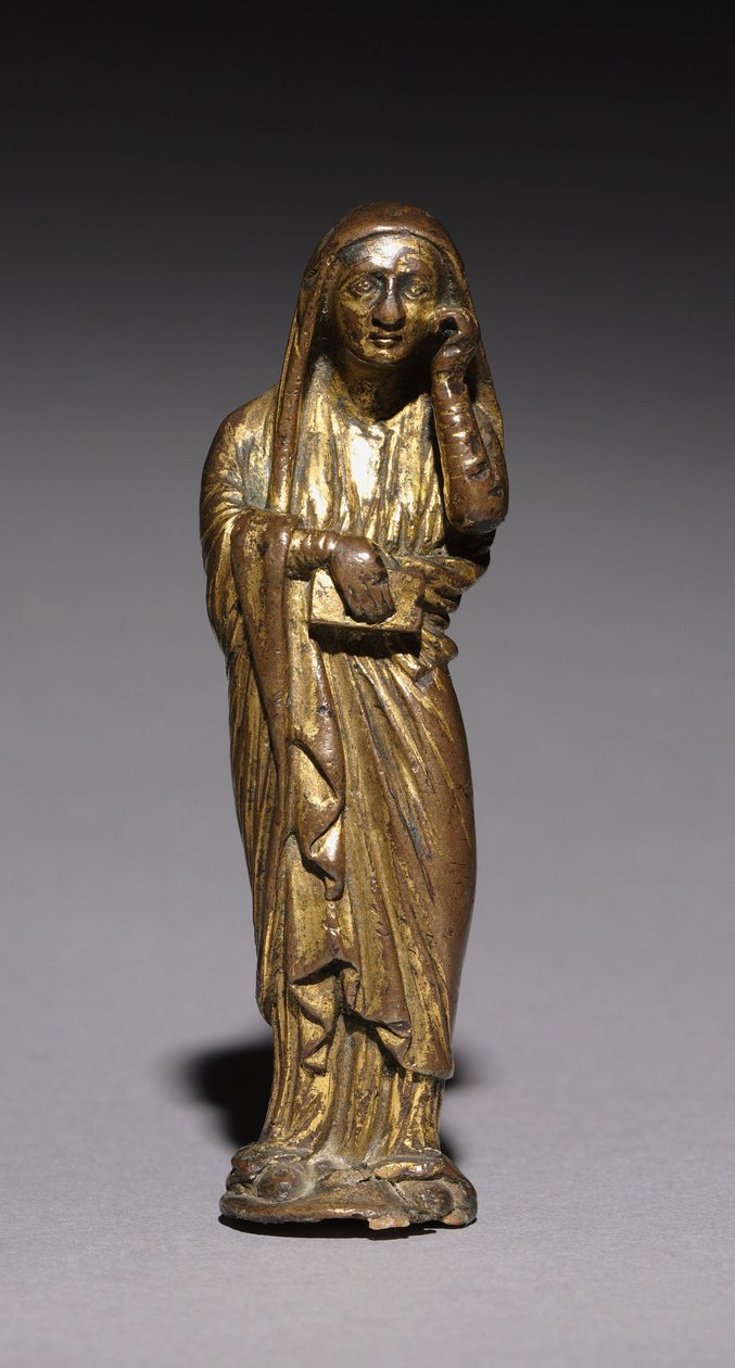 Maryja opłakująca, prawdopodobnie z krzyża ołtarzowego, 1200-1300 autorstwa Unbekannt