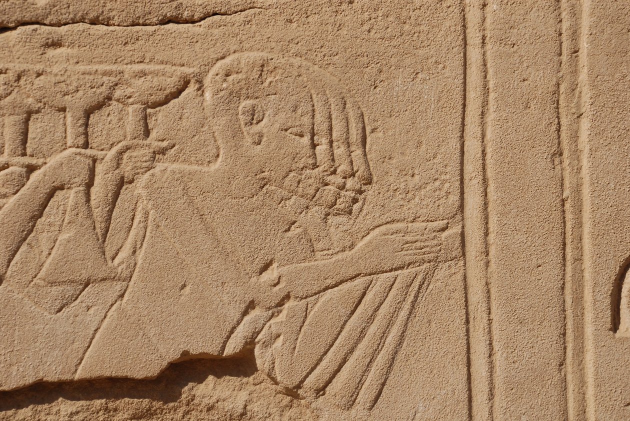 Wiele głów, karnak, Luxor, Egipt (zdjęcie) autorstwa Unbekannt