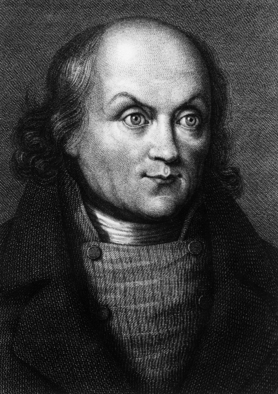 Muzyka Hans Georg Naegeli (zdjęcie czarno-białe) autorstwa Unbekannt
