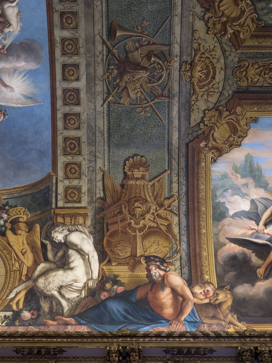 Postacie mitologiczne. Malowany wystrój autorstwa Francois Perrier (1594-1649) autorstwa Unbekannt