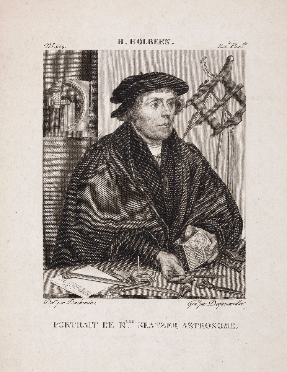 Mikołaj Kratzer, niemiecki astronom, ok. 1528 autorstwa Unbekannt
