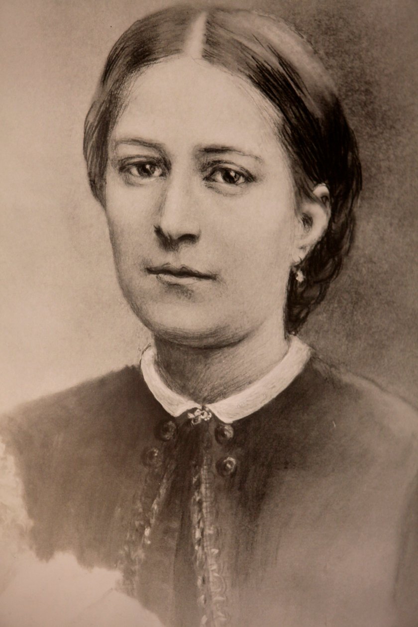 Bazylika Notre-Dame-des-Victoires; kaplica Ludwika i Zelii Martinów; Portret Zelii Martin; Paryż, Francja autorstwa Unbekannt