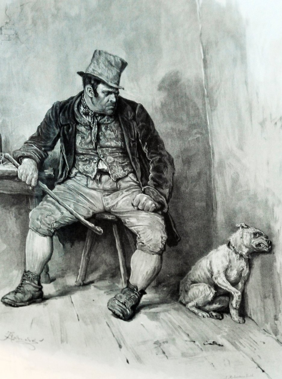 Oliver Twist, Charles Dickens - ilustracja autorstwa Unbekannter Künstler