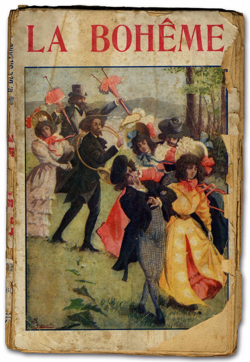 Libretto opery La Boheme autorstwa Giacomo Pucciniego. 1896 (druk) autorstwa Unbekannter Künstler