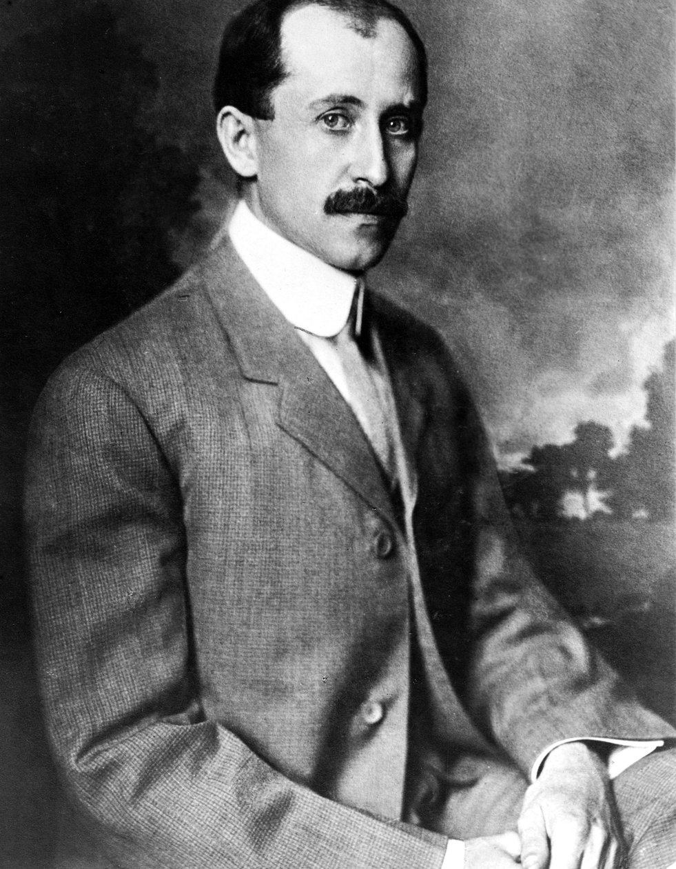Orville Wright, amerykański lotnik, ok. 1905 autorstwa Unbekannt