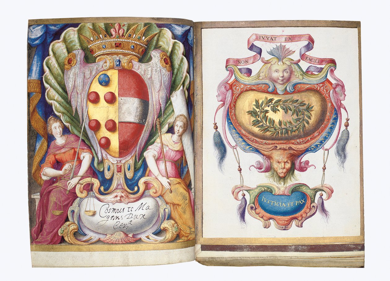 Kartki z Albumu Amicorum Philippa Hainhofera, 1596-1633 autorstwa Unbekannt