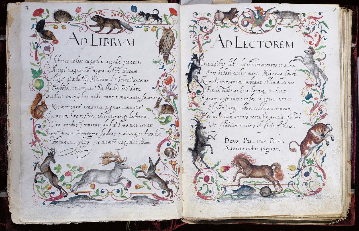 Kartki z Albumu Amicorum Philippa Hainhofera, 1596-1633 autorstwa Unbekannt