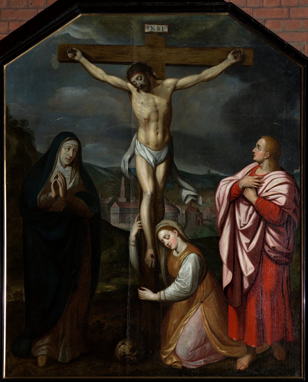 Kościół parafialny (Parochiekerk Sint-Martinus). Malowanie. Skrzyżowanie. XVII wiek. autorstwa Unbekannter Künstler