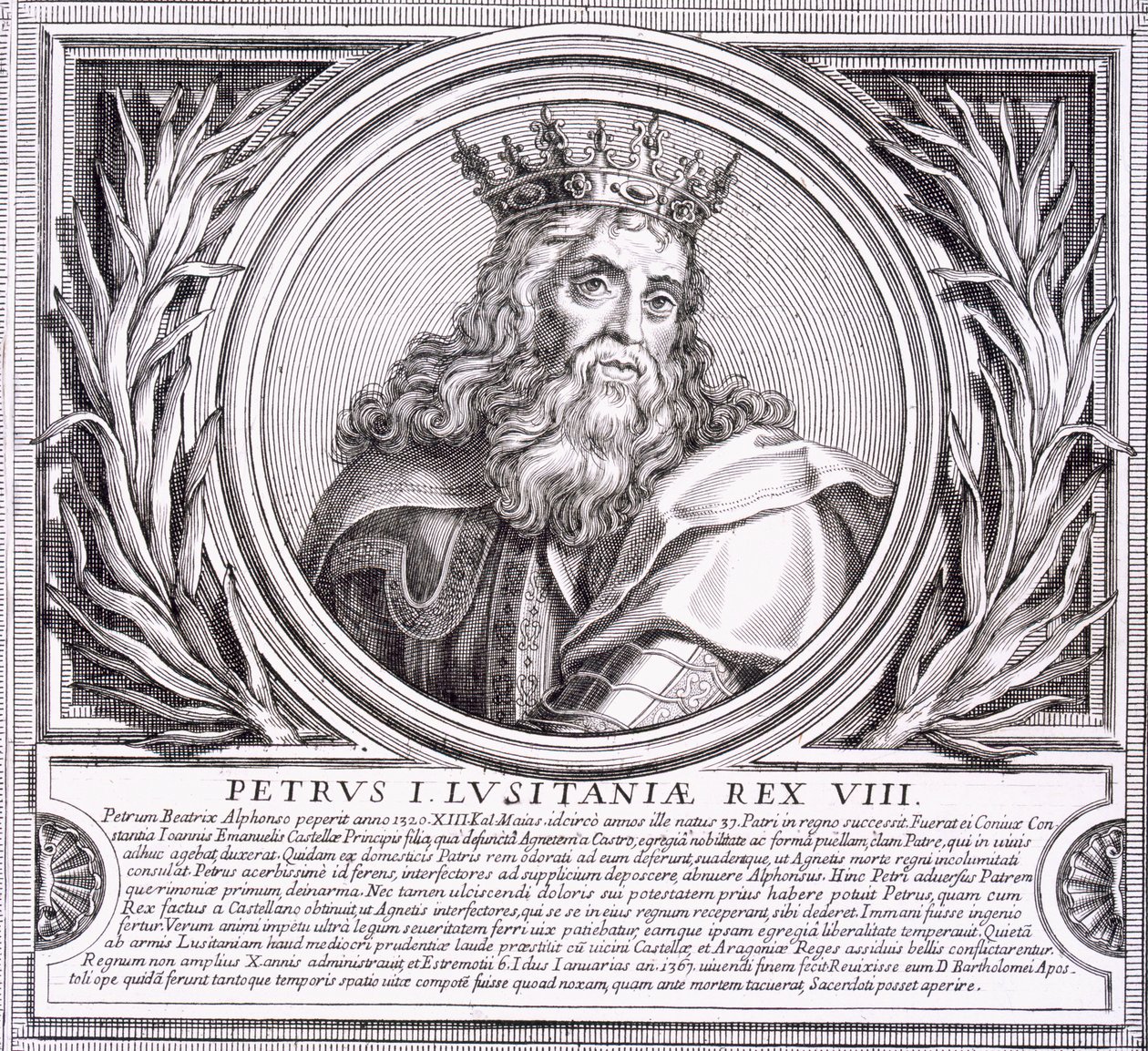 Pedro I Portugalii (lito) autorstwa Unbekannt