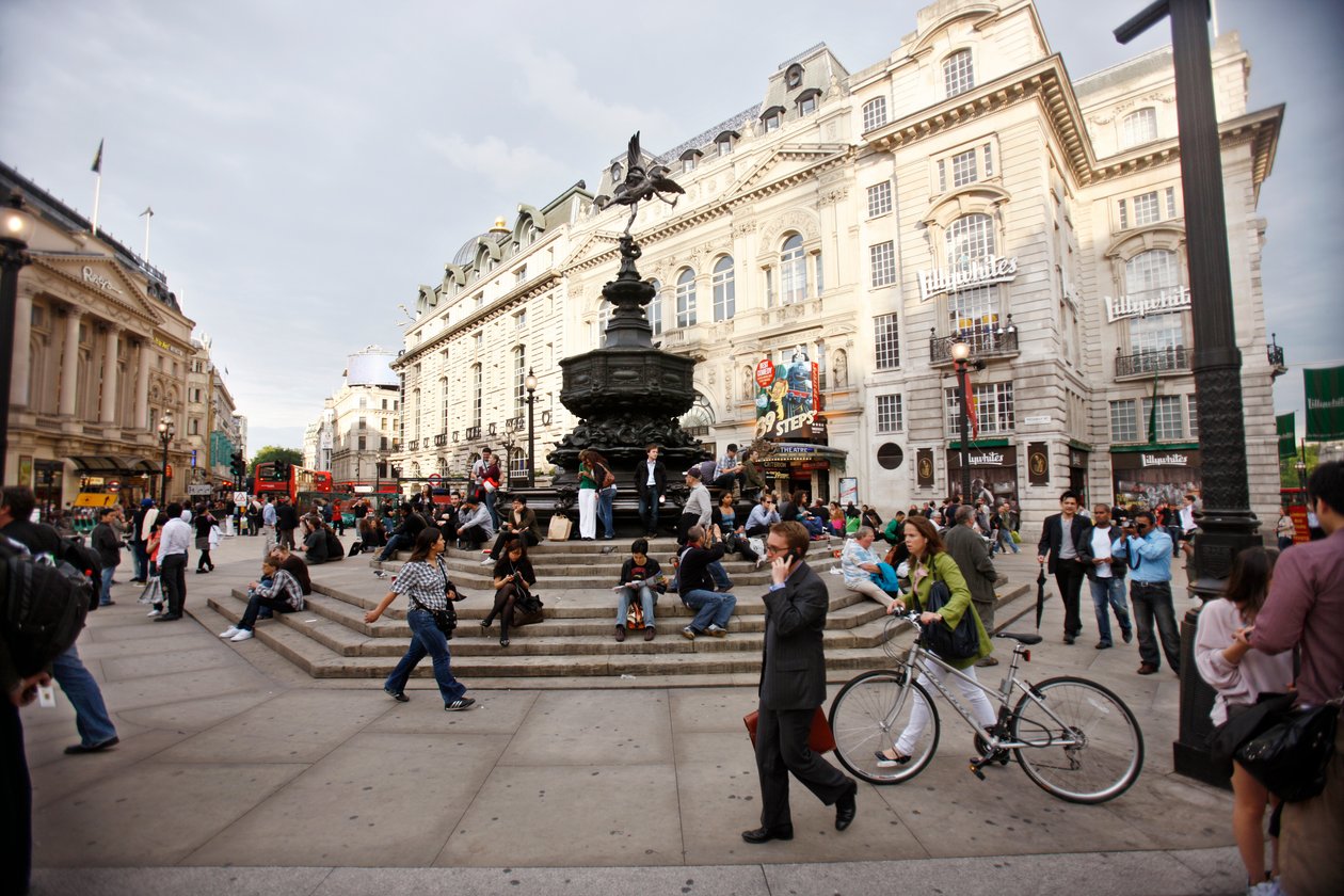 Piccadilly Circus, Londyn (zdjęcie) autorstwa Unbekannt
