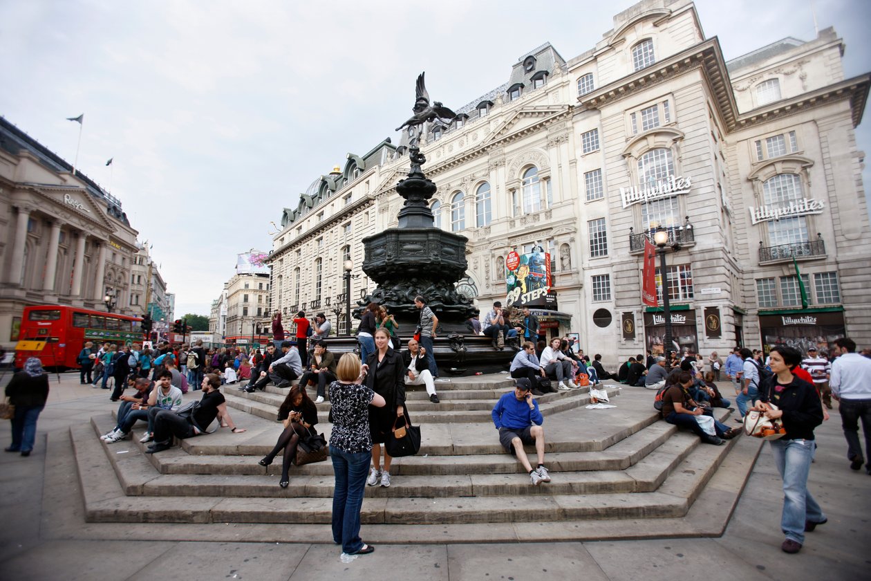 Piccadilly Circus, Londyn (zdjęcie) autorstwa Unbekannt