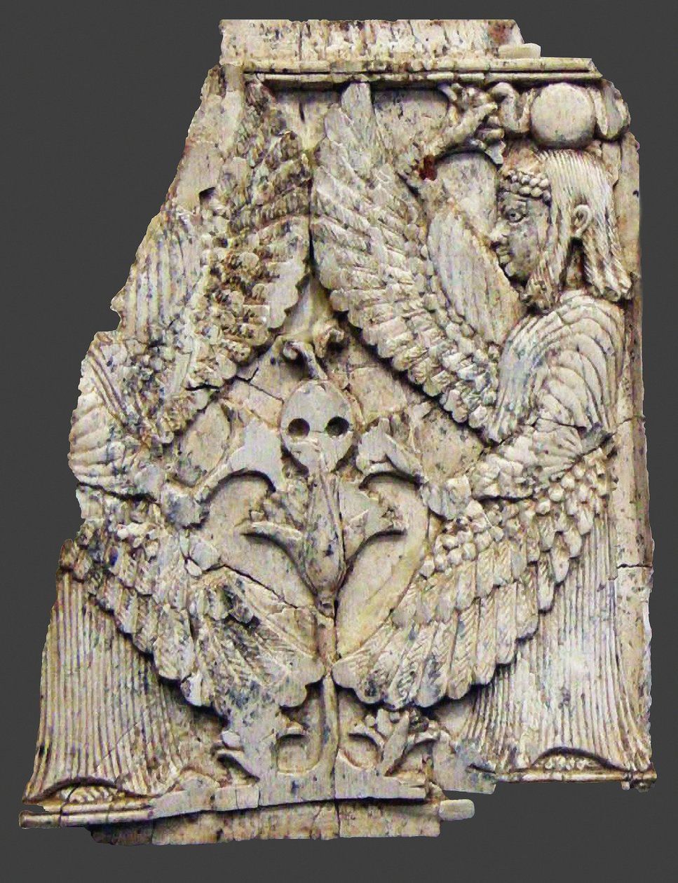 Tablica przedstawiająca skrzydlate stworzenia, Nimrud, Mezopotamia, VIII-VII w. p.n.e. autorstwa Unbekannt