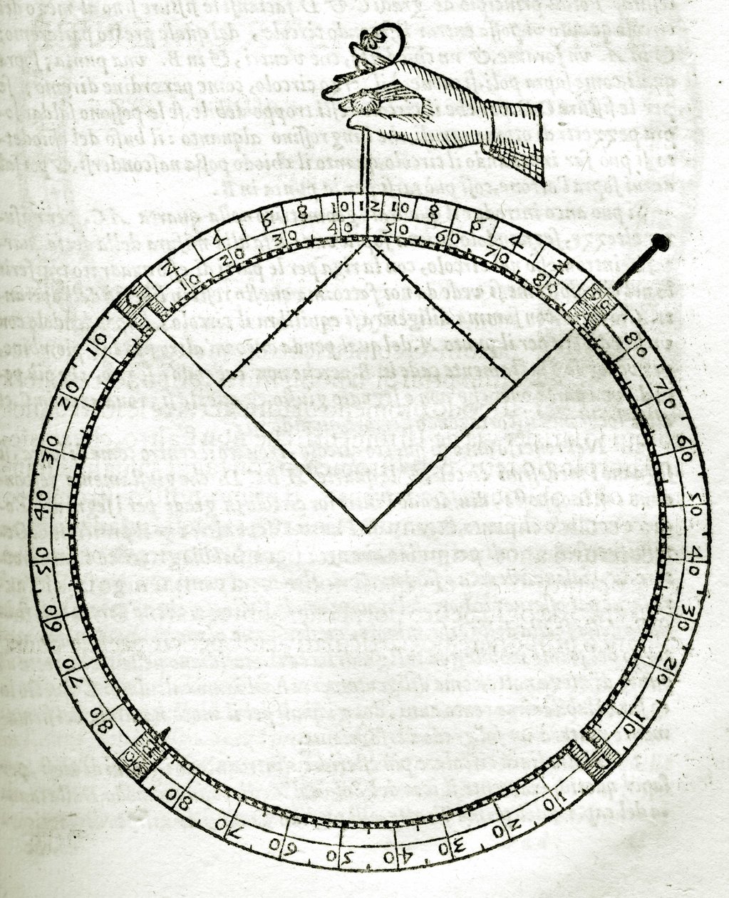 Płyta zaczerpnięta z "Armonia Astronomica et Geometrica, quattro trattati ne 