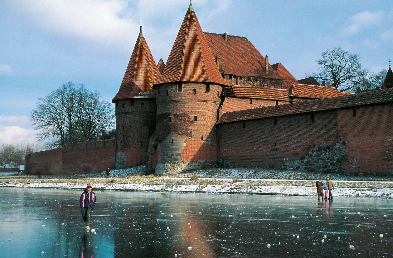 Polska, województwo pomorskie, Malbork, zamek, gotycka twierdza zbudowana przez Zakon Krzyżacki autorstwa Benjamin Baud