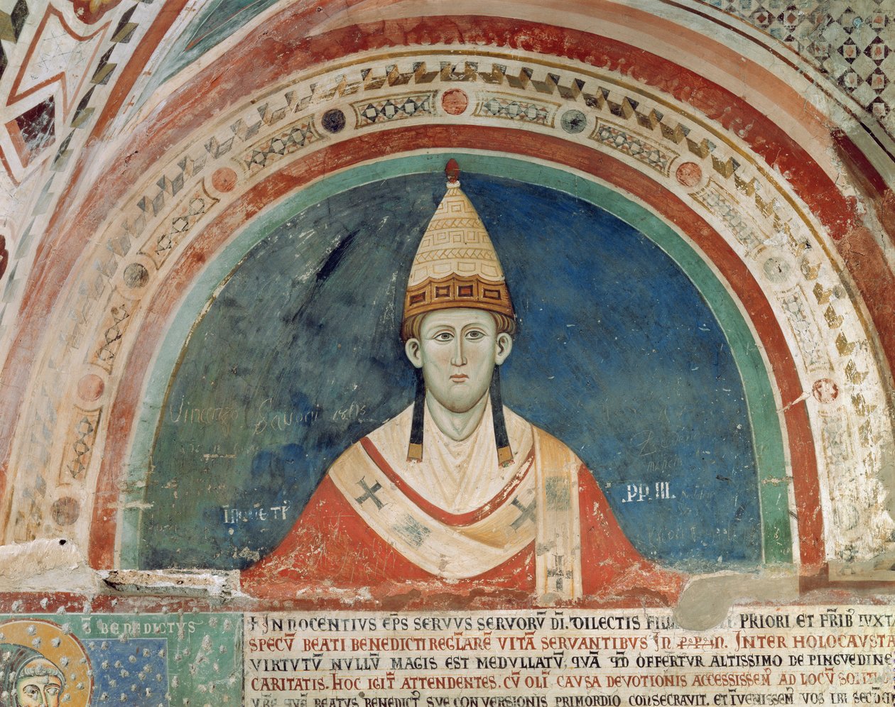 Papież Innocenty III (1160-1216) autorstwa Unbekannt