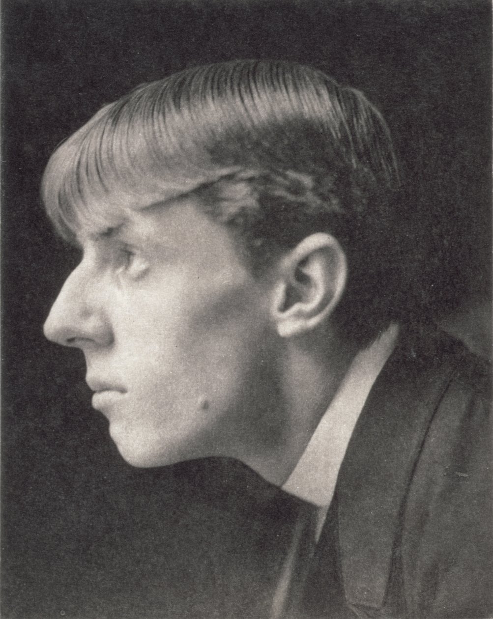Portret Aubrey Beardsley (1872-98) autorstwa Fredericka Evansa (1853-1943) (zdjęcie w sepii) autorstwa Unbekannt