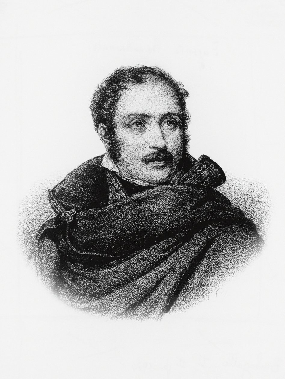 Portret Eugeniusza de Beauharnais (1781-1824), francuskiego żołnierza, księcia Pierwszego Cesarstwa i wicekróla Włoch od 1805 do 1814, grawerowanie autorstwa William M. Timlin