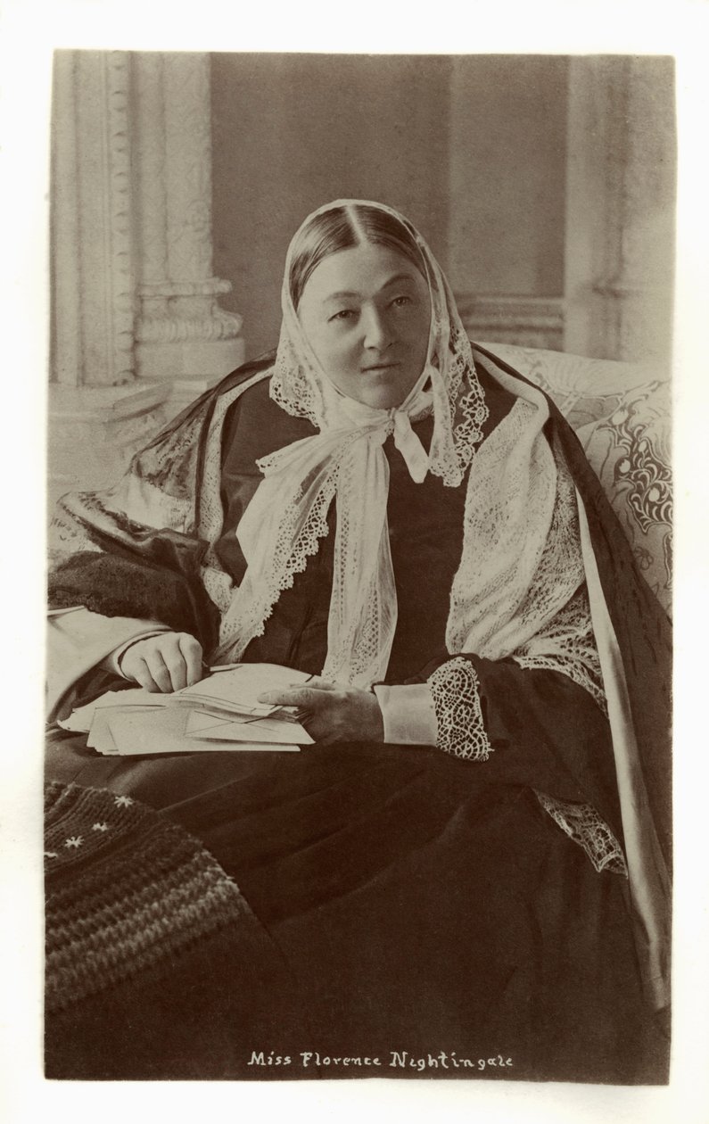 Portret Florence Nightingale, wyd. 1932 (druk) autorstwa Unbekannter Künstler